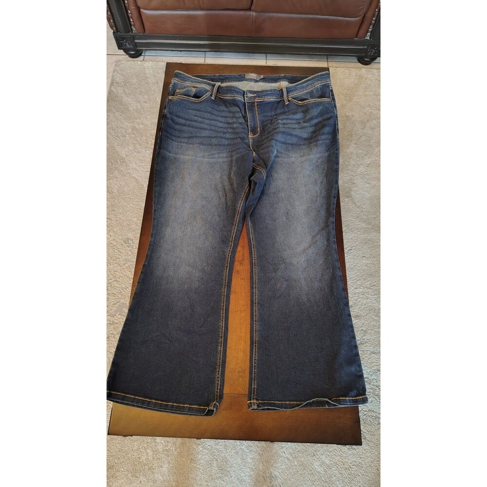 Pre-Owned TORRID 26S Tall Blue Super Stretch Luxe Slim Boot Jean Women